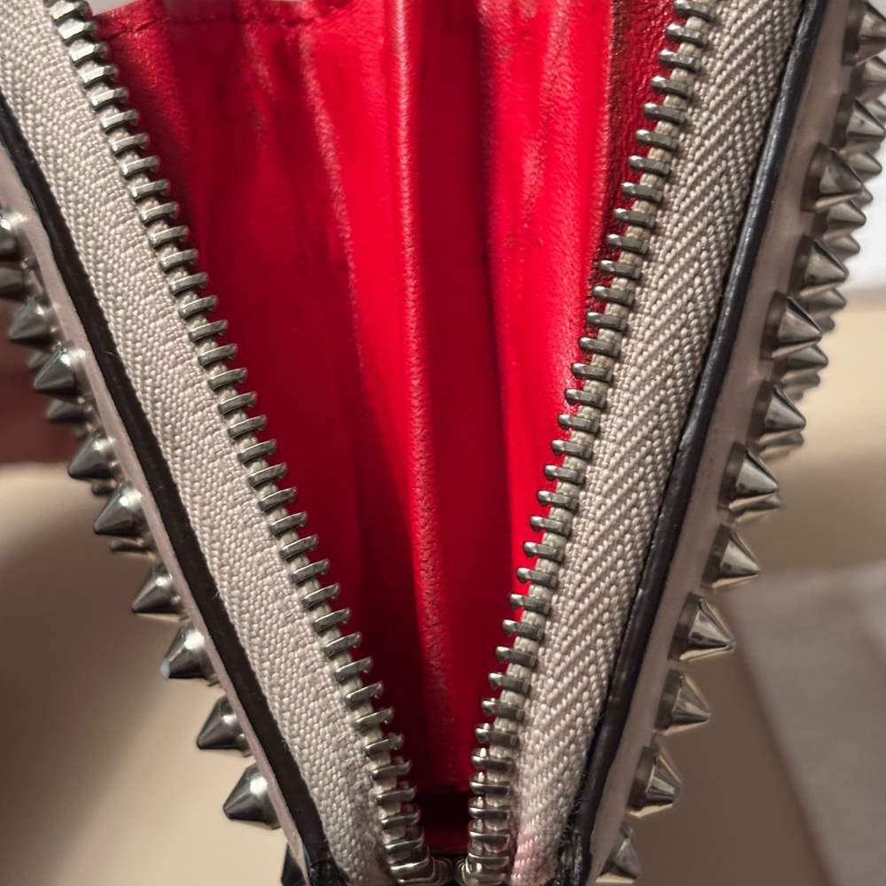 Christian Louboutin Long Zip Around Wallet - Picture 9 of 11